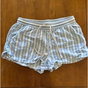 Aerie Comfy Striped Shorts